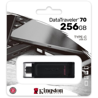 Флеш-пам'ять USB Kingston DT 70 256GB Type-C (DT70/256GB)