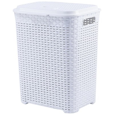 Корзина д/білизни VIOLET HOUSE 0778 Роттанг WHITE 45 л (0778 Роттанг WHITE 45 л)