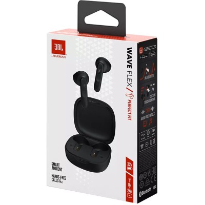 Навушники JBL Wave Flex (JBLWFLEXBLK) Black Навушники JBL Wave Flex (JBLWFLEXBLK) Black