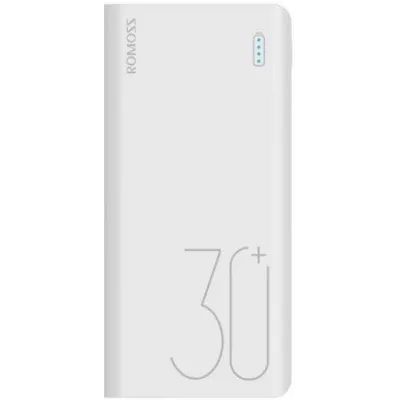 Портативна батарея Romoss 30000mah Sense8+ (PHP30-401-02) білий