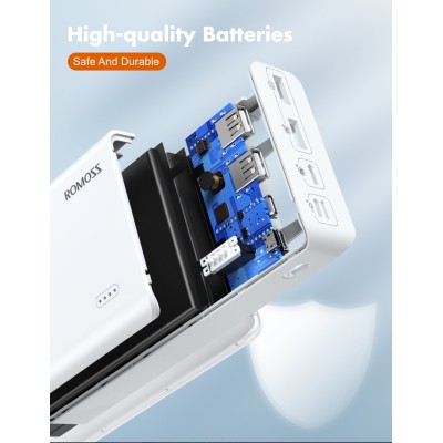 Портативна батарея Romoss 30000mah Sense8+ (PHP30-401-02) білий Портативна батарея Romoss 30000mah Sense8+ (PHP30-401-02) білий
