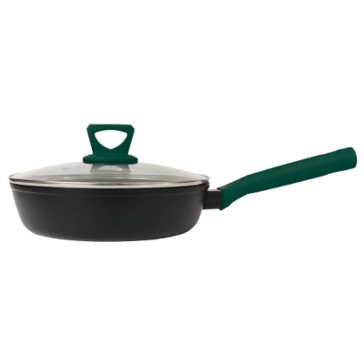 Сковорода RINGEL Herbal глибока 26 см з/кришкою (RG-1101-26/h/L)