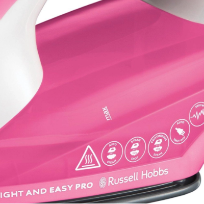 Праска RUSSELL HOBBS 26461-56 Light & Easy Pro Iron білий+ рожевий