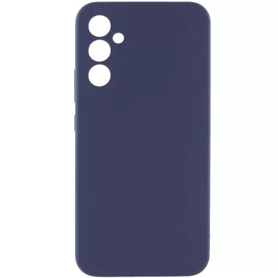 Чохол Silicone Cover Lakshmi Full Camera (AAA) для Samsung Galaxy S24 FE Темно-синій / Midnight blue