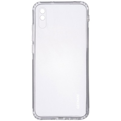 TPU чехол GETMAN Clear 1,0 mm для Xiaomi Redmi 9A Бесцветный (прозрачный)