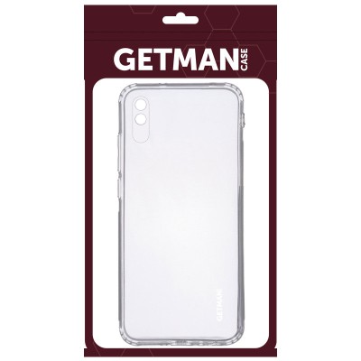 TPU чехол GETMAN Clear 1,0 mm для Xiaomi Redmi 9A Бесцветный (прозрачный)