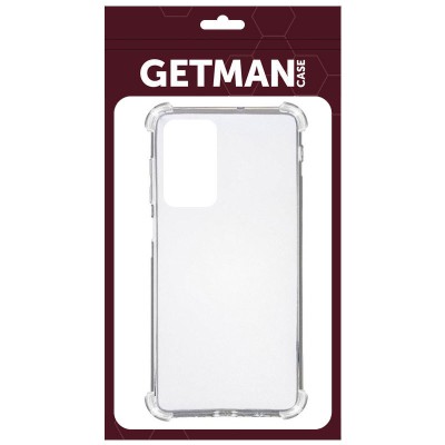TPU чехол GETMAN Ease logo усиленные углы для Xiaomi Redmi 12 Бесцветный (прозрачный)