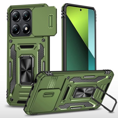 Ударостійкий чохол Camshield Army Ring для Xiaomi 14T Оливковий / Army Green