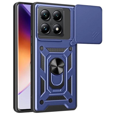 Ударостійкий чохол Camshield Serge Ring для Xiaomi 14T Синій