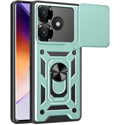 Ударостійкий чохол Camshield Serge Ring для Xiaomi Poco F6 Зелений