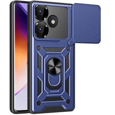 Ударостійкий чохол Camshield Serge Ring для Xiaomi Poco F6 Синій