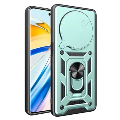 Ударостійкий чохол Camshield Serge Ring для Xiaomi Redmi 14C / A4 / Poco C75 Зелений