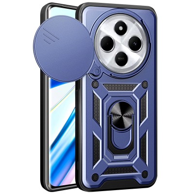 Ударостійкий чохол Camshield Serge Ring для Xiaomi Redmi 14C / A4 / Poco C75 Синій