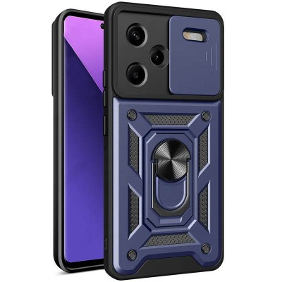 Ударостійкий чохол Camshield Serge Ring для Xiaomi Redmi Note 13 Pro+ Синій