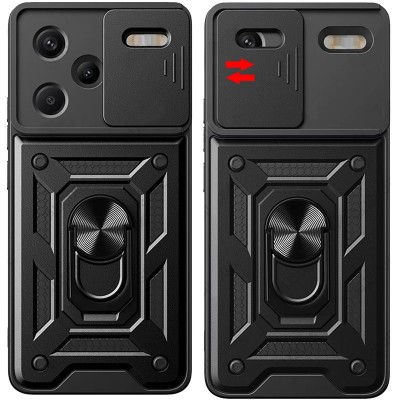 Ударостійкий чохол Camshield Serge Ring для Xiaomi Redmi Note 13 Pro+ Чорний