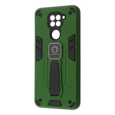 Чохол Armor Magnetic Xiaomi Redmi Note 9 dark green