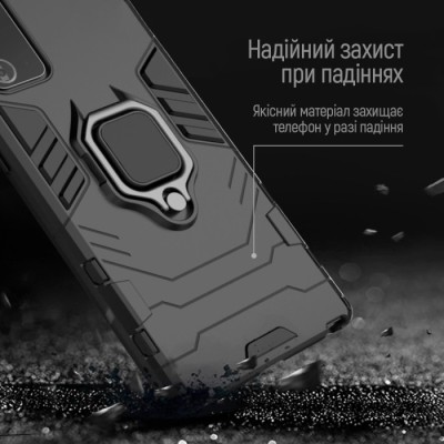 Чохол ColorWay AntiShock Magnet Ring чорний (CW-CAMRXRN14P5-BK) для Xiaomi Xiaomi Redmi Note 14 Pro 5G / Poco X7