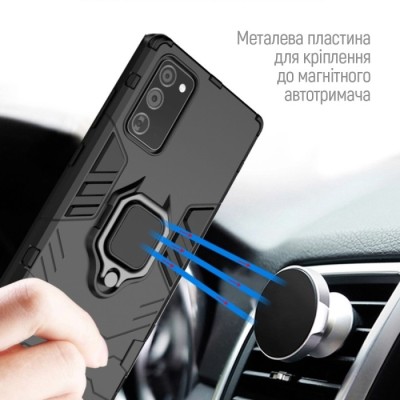 Чохол ColorWay AntiShock Magnet Ring чорний (CW-CAMRXRN14P5-BK) для Xiaomi Xiaomi Redmi Note 14 Pro 5G / Poco X7