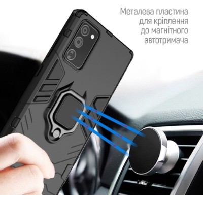 Чохол ColorWay AntiShock Magnet Ring чорний для Xiaomi Redmi 13