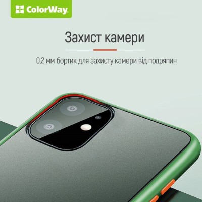 Чохол ColorWay Smart Matte чорний (CW-CSMXPX7-BK) для Xiaomi Redmi Note 14 Pro 5G / Poco X7