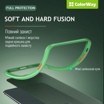 Чохол ColorWay Smart Matte чорний (CW-CSMXPX7-BK) для Xiaomi Redmi Note 14 Pro 5G / Poco X7