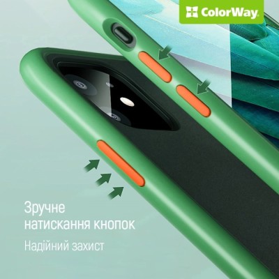 Чохол ColorWay Smart Matte чорний (CW-CSMXPX7-BK) для Xiaomi Redmi Note 14 Pro 5G / Poco X7
