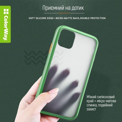 Чохол ColorWay Smart Matte чорний (CW-CSMXPX7-BK) для Xiaomi Redmi Note 14 Pro 5G / Poco X7