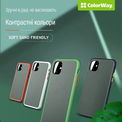 Чохол ColorWay Smart Matte чорний (CW-CSMXPX7-BK) для Xiaomi Redmi Note 14 Pro 5G / Poco X7