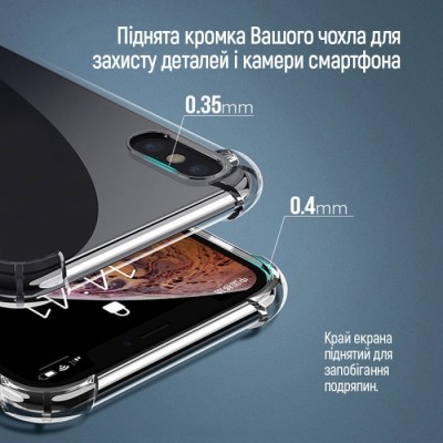 Чохол ColorWay TPU AntiShock Clear для Xiaomi 14T Pro