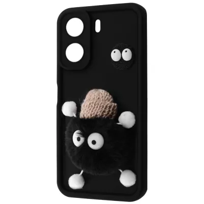Чохол Pretty Things Case Xiaomi Redmi 13C 4G/Poco C65 black/fluffy black