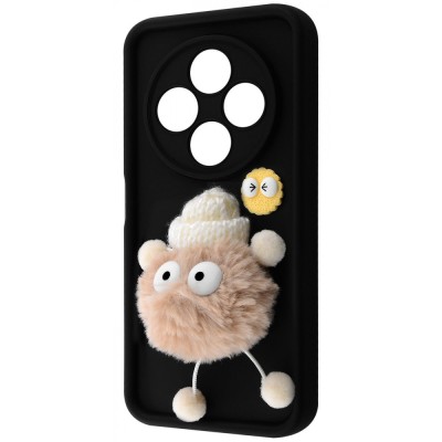 Чохол Pretty Things Case Xiaomi Redmi 14C 4G/Poco C75 4G/Redmi A4 black/fluffy white