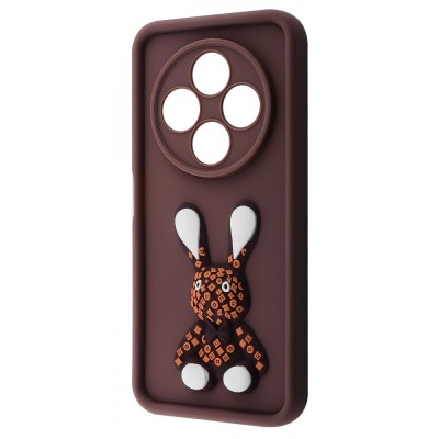 Чохол Pretty Things Case Xiaomi Redmi 14C 4G/Poco C75 4G/Redmi A4 brown/rabbit
