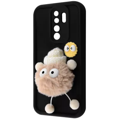 Чохол Pretty Things Case Xiaomi Redmi 9 black/fluffy white