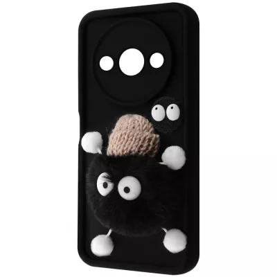Чохол Pretty Things Case Xiaomi Redmi A3 black/fluffy black