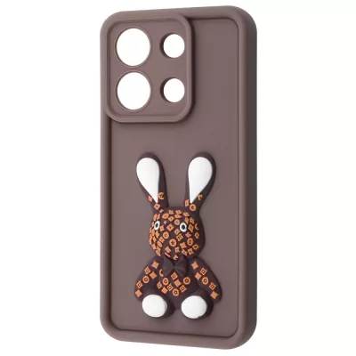 Чохол Pretty Things Case Xiaomi Redmi Note 13 4G brown/rabbit