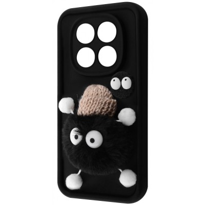 Чохол Pretty Things Case Xiaomi Redmi Note 14 Pro 5G black/fluffy black