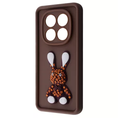 Чохол Pretty Things Case Xiaomi Redmi Note 14 Pro+ brown/rabbit