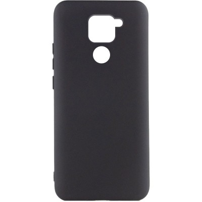 Чохол Silicone Cover Lakshmi (AA) для Xiaomi Redmi Note 9 / Redmi 10X Чорний / Black Чохол Silicone Cover Lakshmi (AA) для Xiaomi Redmi Note 9 / Redmi 10X Чорний / Black