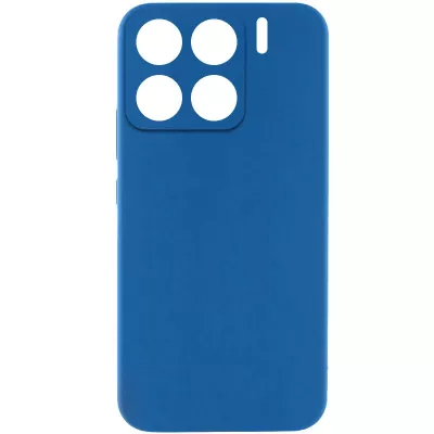 Чохол Silicone Cover Lakshmi Full Camera (AA) для Xiaomi 15 Pro Синій / Navy blue