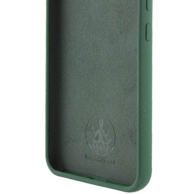 Чохол Silicone Cover Lakshmi Full Camera (AAA) with Logo для Xiaomi Redmi 12 Зелений / Cyprus Green