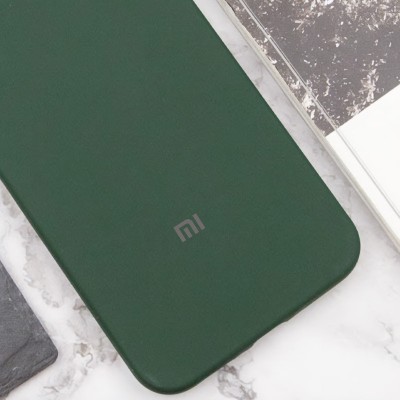 Чохол Silicone Cover Lakshmi Full Camera (AAA) with Logo для Xiaomi Redmi 12 Зелений / Cyprus Green