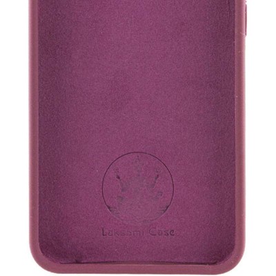 Чохол Silicone Cover Lakshmi Full Camera (AAA) with Logo для Xiaomi Redmi 13 4G / Poco M6 4G Бордовий / Plum