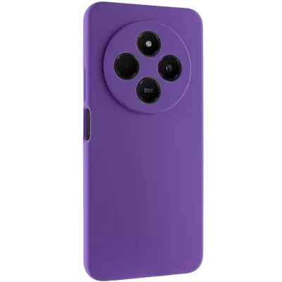 Чохол Silicone Cover Lakshmi Full Camera (AAA) для Xiaomi Redmi 14C / Poco C75 Сливовый / Purple