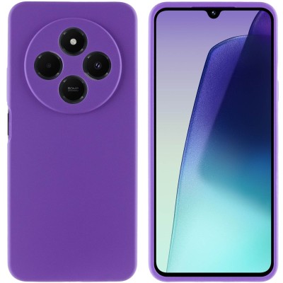 Чохол Silicone Cover Lakshmi Full Camera (AAA) для Xiaomi Redmi 14C / Poco C75 Сливовый / Purple