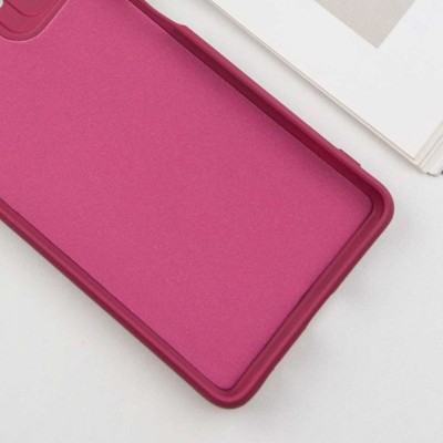 Чохол TPU GETMAN Liquid Silk Full Camera для Xiaomi Redmi 10 Бордовий / Marsala