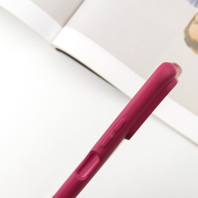 Чохол TPU GETMAN Liquid Silk Full Camera для Xiaomi Redmi 10 Бордовий / Marsala
