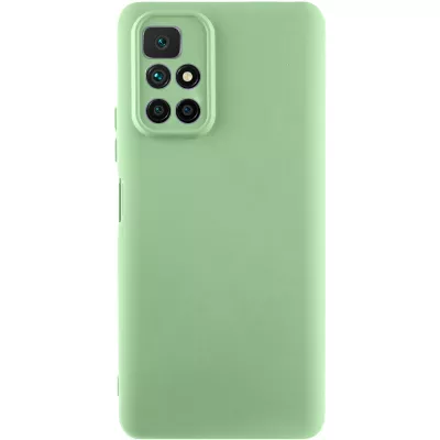 Чохол TPU GETMAN Liquid Silk Full Camera для Xiaomi Redmi 10 Зелений / Pistachio