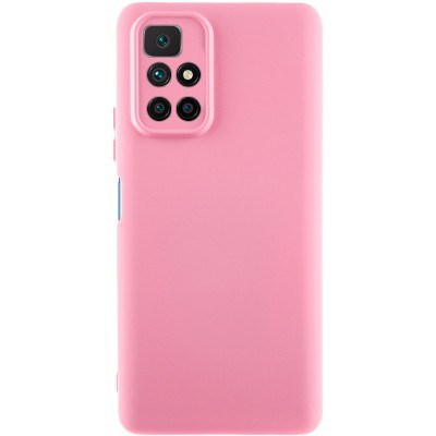 Чохол TPU GETMAN Liquid Silk Full Camera для Xiaomi Redmi 10 Рожевий / Pink Чохол TPU GETMAN Liquid Silk Full Camera для Xiaomi Redmi 10 Рожевий / Pink