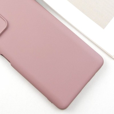 Чохол TPU GETMAN Liquid Silk Full Camera для Xiaomi Redmi 10 Рожевий / Pink Sand