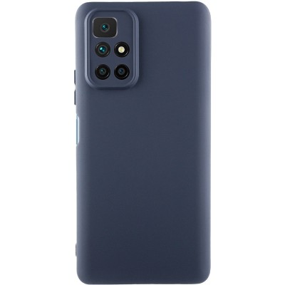 Чохол TPU GETMAN Liquid Silk Full Camera для Xiaomi Redmi 10 Синій / Midnight Blue Чохол TPU GETMAN Liquid Silk Full Camera для Xiaomi Redmi 10 Синій / Midnight Blue